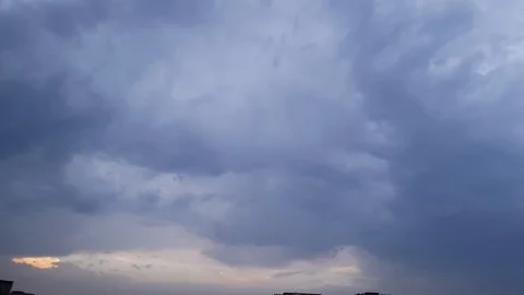 Epic clouds video Stock Footage 94820969