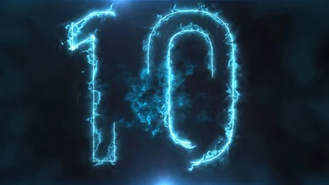 Epic countdown 10 to 0 Stock-Footage 102424651