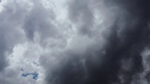 Epic Dark Clouds Stock Footage 72830815