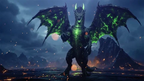 Epic Dragon Logo Reveal  After Effects	Stock