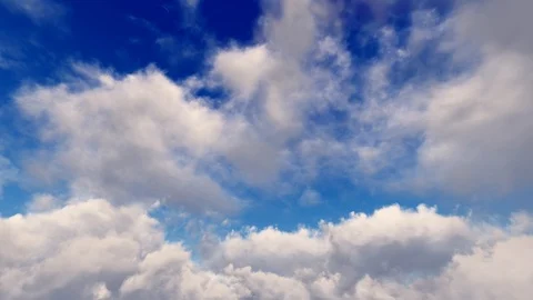 Epic dramatic cinematic blue sky white storm clouds time lapse seamless loop 스톡 동영상 93451455