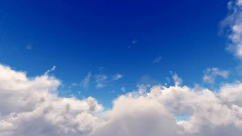 Epic dramatic cinematic blue sky white storm clouds time lapse seamless loop 스톡 동영상 93458782