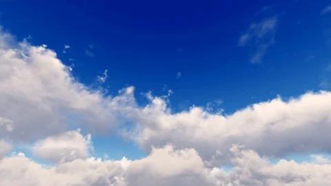 Epic dramatic cinematic blue sky white storm clouds time lapse seamless loop 스톡 동영상 93459534
