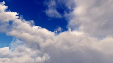 Epic dramatic cinematic blue sky white storm clouds time lapse seamless loop 스톡 동영상 93459822