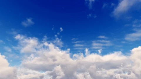 Epic dramatic cinematic blue sky white storm clouds time lapse seamless loop 스톡 동영상 93461086