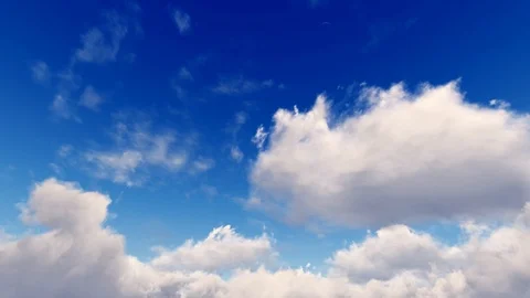 Epic dramatic cinematic blue sky white storm clouds time lapse seamless loop 스톡 동영상 93461244