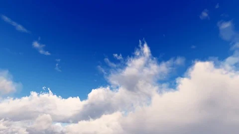 Epic dramatic cinematic blue sky white storm clouds time lapse seamless loop 스톡 동영상 93463864