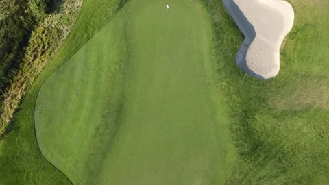 Epic drone shots of Golf Course Stock Footage 246454702