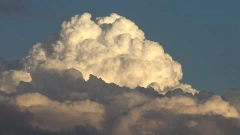 Epic evening cloud timelapse Stock Footage 159074449
