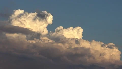 Epic evening clouds timelapse Stock Footage 159074395
