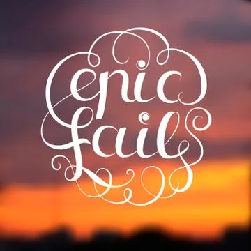 Epic Fail Illustration Stock Illustration