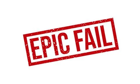 Epic Fail Rubber Stamp. Epic Fail Rubber Grunge Stamp Seal Vector Illustratio Stock Illustration
