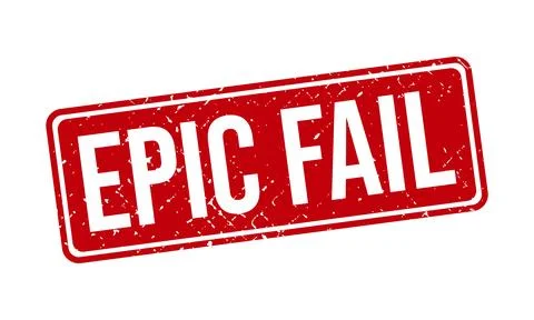 Epic Fail Rubber Stamp. Epic Fail Rubber Grunge Stamp Seal Vector Illustratio Stock Illustration