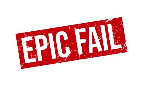 Epic Fail Rubber Stamp. Epic Fail Rubber Grunge Stamp Seal Vector Illustratio Stock Illustration