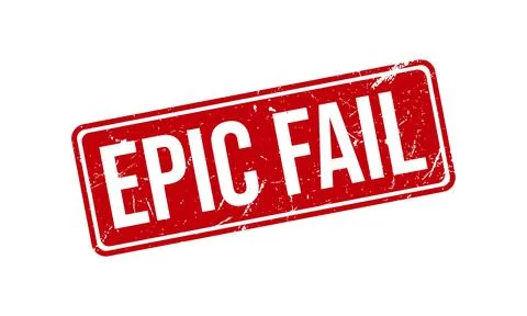 Epic Fail Rubber Stamp. Epic Fail Rubber Grunge Stamp Seal Vector Illustratio Stock Illustration
