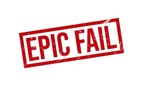 Epic Fail Rubber Stamp. Epic Fail Rubber Grunge Stamp Seal Vector Illustratio Stock Illustration