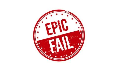Epic Fail Rubber Stamp. Epic Fail Rubber Grunge Stamp Seal Vector Illustratio Stock Illustration