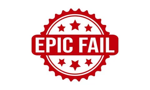 Epic Fail Rubber Stamp. Epic Fail Rubber Grunge Stamp Seal Vector Illustratio Stock Illustration