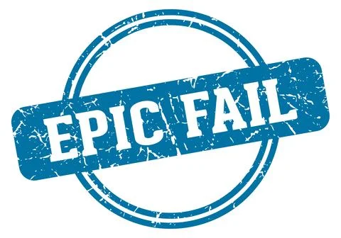 Epic fail stamp Stock Illustration