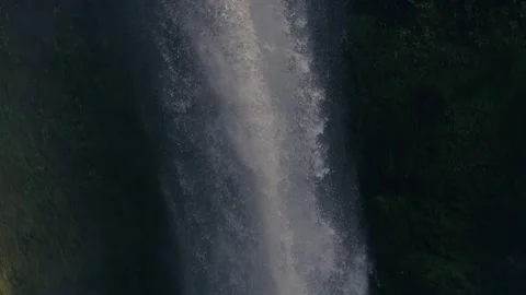 Epic Falls Creek Falls Waterfall Oregon Washington Columbia River Gorge Video stock 280701833