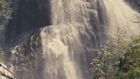 Epic Falls Creek Falls Waterfall Oregon Washington Columbia River Gorge Stockbeeldmateriaal 280701850