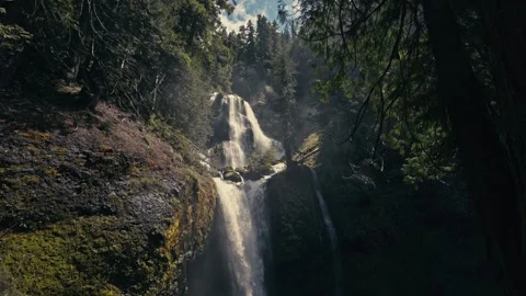 Epic Falls Creek Falls Waterfall Oregon Washington Columbia River Gorge Vidéo 280701860