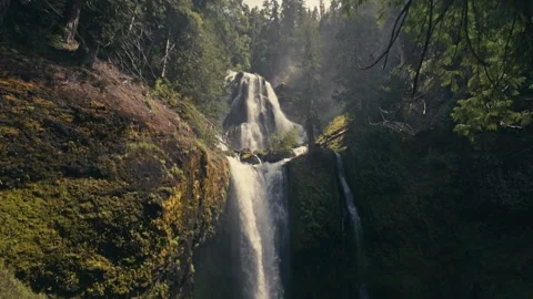 Epic Falls Creek Falls Waterfall Oregon Washington Columbia River Gorge Vidéo 280701874