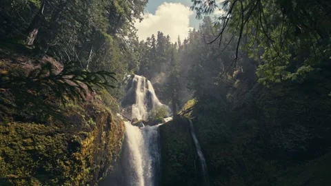 Epic Falls Creek Falls Waterfall Oregon Washington Columbia River Gorge Vidéo 280701875