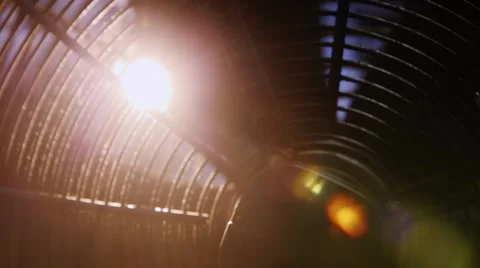 Epic fan and light beam Stock Footage 58050220