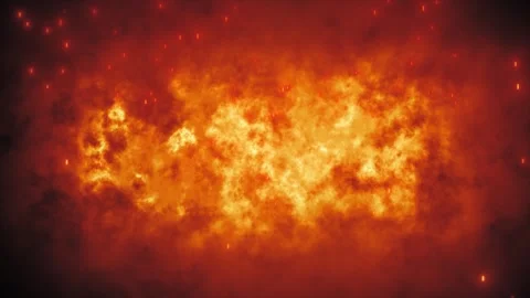 Epic Fire Background Stock Footage 281157899