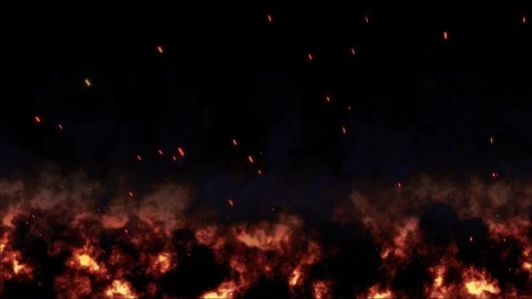 Epic fire with flames Video stock 328407663