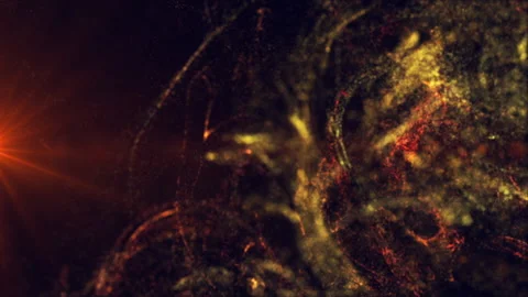 Epic Gold And Fire Particles Background Stock Footage 158000060
