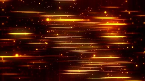Epic Golden Abstract Fire Flames Particle Rain - Falling Soft Glow Bokeh Stock Footage 50154407