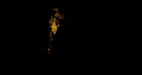 Epic Ground Fire Flames Background Realistic Burning Fire VFX in 4K Stock Footage 340079884