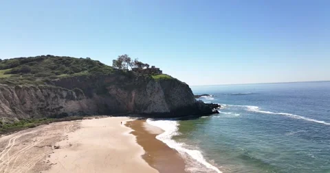 Epic Home on Cliffside 5K Stock Footage 230486844