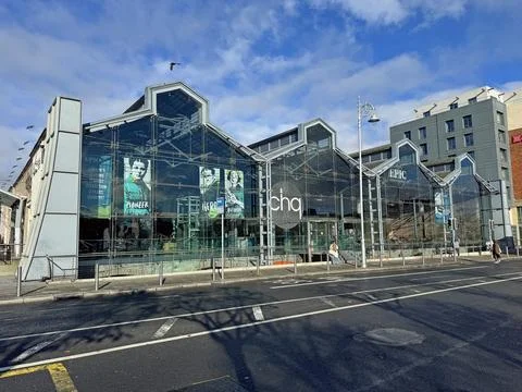 EPIC The Irish Emigration Museum Stock Photos