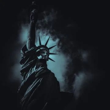 An epic look at the Statue of Liberty Stock Photos