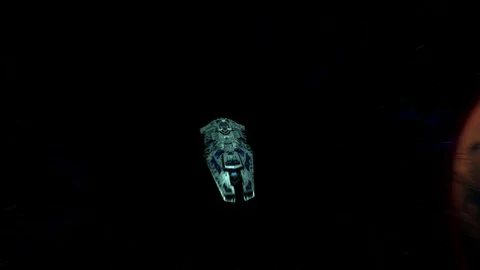 Epic Mothership Scene Stock Footage 119360422