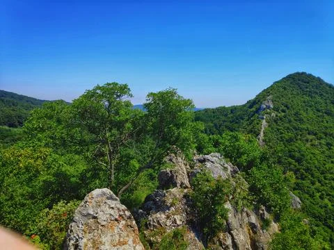 Epic Mountain Panorama 库存照片