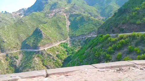 Epic Mountain Road Trip with Scenic Drives and Breathtaking Nature Views Stock Footage 313481726