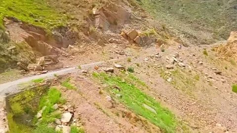Epic Mountain Road Trip with Scenic Drives and Breathtaking Nature Views Stock Footage 313488634