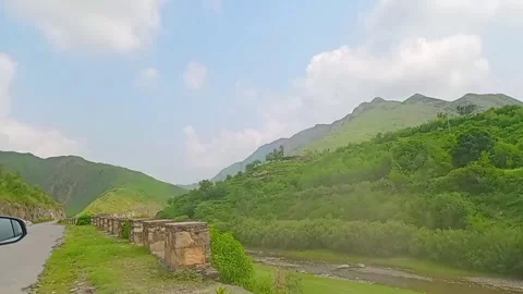 Epic Mountain Road Trip with Scenic Drives and Breathtaking Nature Views Stock Footage 313554847