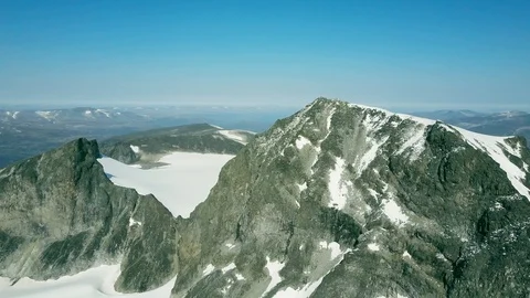 Epic mountain shot Stock Footage 99539985