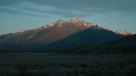 Epic mountain in the sunlight Stock Footage 140610851