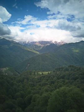 Epic mountain view 스톡 사진