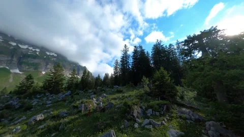 Epic Mountains Landscape Stock Footage 213892785