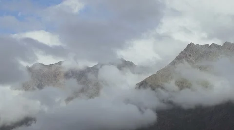 Epic mountains video handheld. Stock Footage 66063224