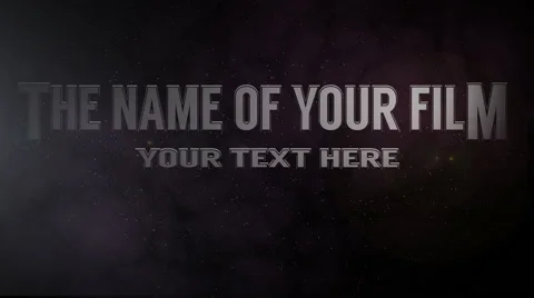 Epic Movie Trailer 스톡 After Effects