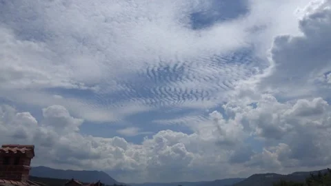 Epic multi action clouds timelapse Stock Footage 159074265
