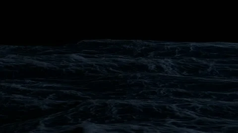 Epic Ocean Waves W/Alpha Stock Footage 20437632